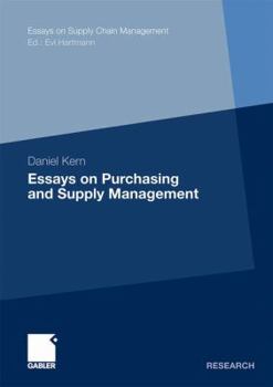 Paperback Essays on Purchasing and Supply Management Book