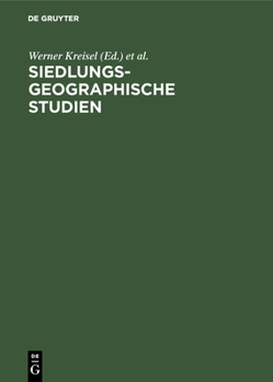 Hardcover Siedlungsgeographische Studien [German] Book