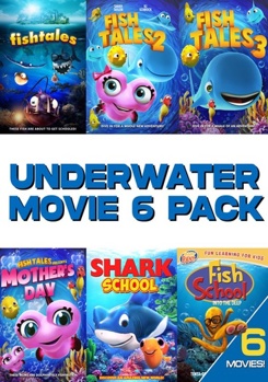DVD Underwater Movie 6 Pack Book