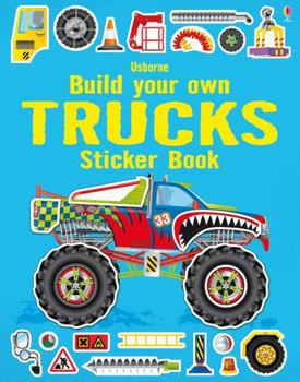 Paperback Build Your Own Trucks Sticker Book