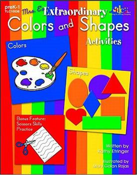 Paperback Mrs. E's Extraordinary Colors and Shapes Activities Book