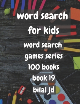 Paperback word search for kids: all ages puzzles, brain games, word scramble, Sudoku, mazes, mandalas, coloring book, workbook, activity book, (8.5"x [Large Print] Book