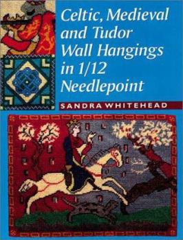 Paperback Celtic, Medieval and Tudor Wall Hangings in 1/12 Needlepoint Book