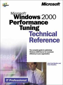 Paperback Microsoft Windows 2000 Performance Tuning Technical Reference Book