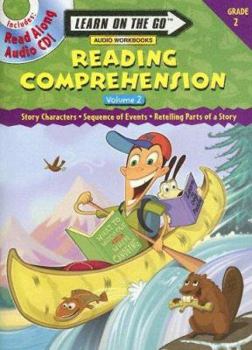 Paperback Reading Comprehension Grade 2: Story Characters, Sequence of Events, Retelling Parts of a Story (Learn on the Go) Book