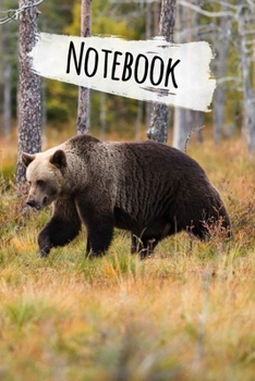 Paperback Grizzly Bear Notebook Book