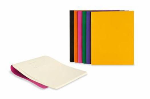 Paperback Moleskine Volant Reporter Refill Notebook for Ipad, Plain, (Set of 2), Orange Yellow (7 X 9) Book