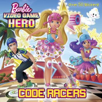 Paperback Code Racers (Barbie Video Game Hero) Book