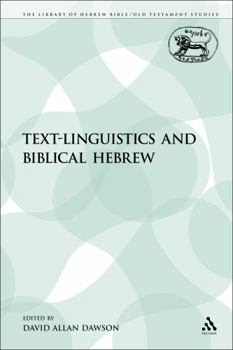 Paperback Text-Linguistics and Biblical Hebrew Book