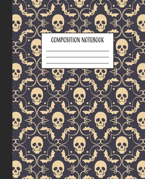 Paperback Composition Notebook: Halloween Composition Book College Ruled Notebook Lined Journal 100 Pages 7.5 X 9.75 School Subject Book Notes Student Book