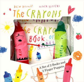 Board book The Crayons: A Set of Books and Finger Puppets Book