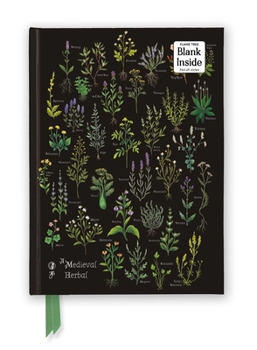 Anna Stead: Medieval Herbal (Foiled Blank Journal) (Flame Tree Blank Notebooks)