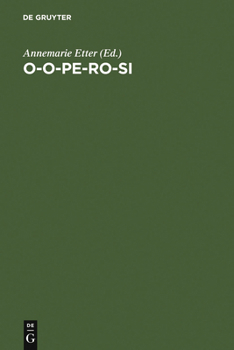 Hardcover o-o-pe-ro-si [German] Book