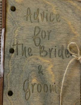 Advice for the Bride and Groom : Wedding Guest Book with Gift Log