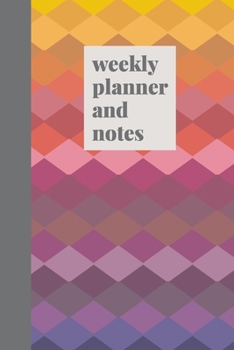 Paperback Weekly Planner and Notes: Stylish Undated Organizer, Calendar, and Agenda with a Full Year of Monthly and Weekly Calendars Plus Spaces for Appoi Book