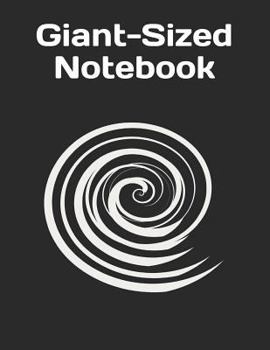 Giant-Sized Notebook: Black Cover Design, 600 Pages, Notebook/300 Ruled Sheets