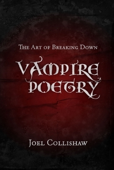 Paperback Vampire Poetry Book
