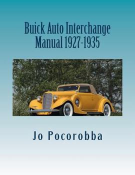 Paperback Buick Auto Interchange Manual 1927-1935 Book