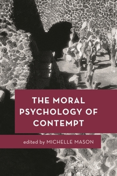 Paperback Moral Psychology of Contempt Book
