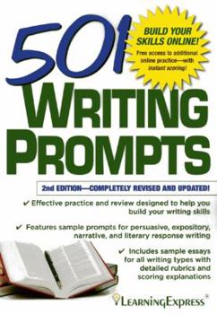 Paperback 501 Writing Prompts Book