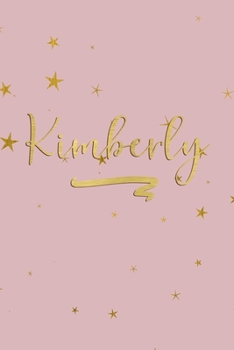 Paperback Kimberly: Personalized Journal to Write In - Rose Gold Line Journal Book