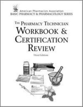 Paperback Pharmacy Technician Workbook and Certification Review Book