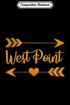 Composition Notebook: WEST POINT UT UTAH Funny City Home Roots USA Women Gift  Journal/Notebook Blank Lined Ruled 6x9 100 Pages