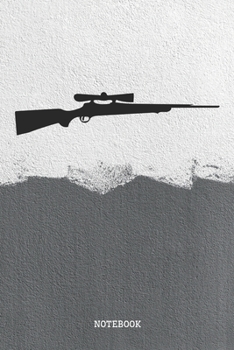 Paperback Notebook: Shooting Guns Training Quote / Saying Cool Revolver and Rifle Shooting Sport Planner / Organizer / Lined Notebook (6" Book