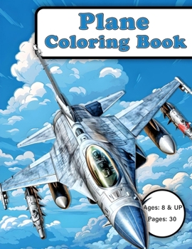 Paperback Plane Coloring Book