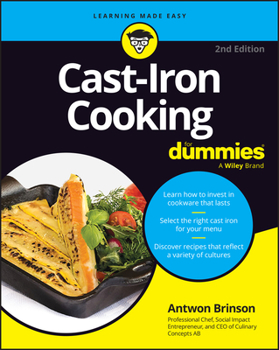 Paperback Cast-Iron Cooking for Dummies Book