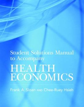 Paperback Student Solutions Manual to Accompany Health Economics Book