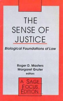 Paperback The Sense of Justice: Biological Foundations of Law Book