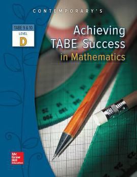 Paperback Achieving Tabe Success in Mathematics, Level D Workbook Book