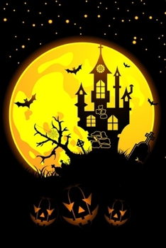 Halloween Haunted House Journal: Fun Personal Notebook for October, 6"x9"