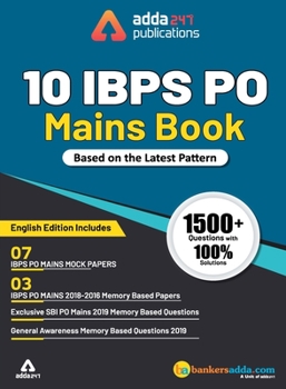 Paperback IBPS PO Mains Mock Papers Practice Book