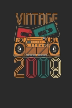 Vintage 2009: Graph Paper Notebook – Birthday Gift or Anniversary Gift Idea