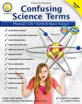 Paperback Confusing Science Terms, Grades 5 - 12 Book