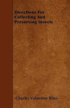Paperback Directions For Collecting and Preserving Insects Book