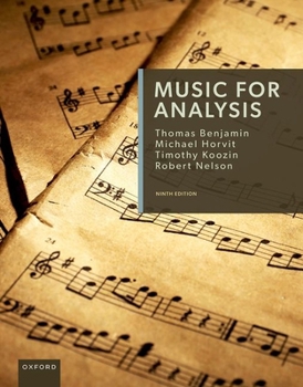 Paperback Music for Analysis 9th Edition Book