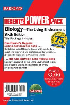 Paperback Regents Biology Power Pack: Let's Review Biology + Regents Exams and Answers: Biology Book