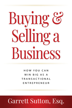 Paperback Buying & Selling a Business: How You Can Win Big as a Transactional Entrepreneur Book