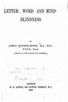 Paperback Letter-, Word- and Mind-blindness Book