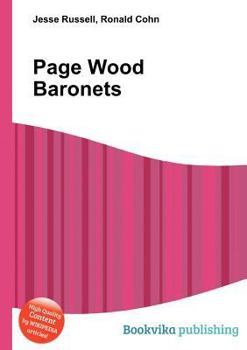 Paperback Page Wood Baronets Book