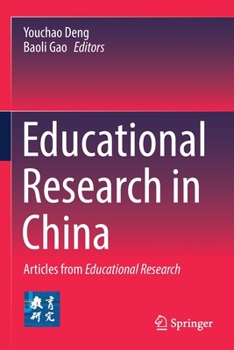 Paperback Educational Research in China: Articles from Educational Research Book