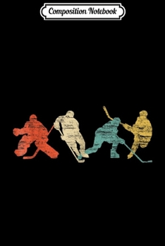 Composition Notebook: Classic Vintage Style Ice Hockey  Journal/Notebook Blank Lined Ruled 6x9 100 Pages