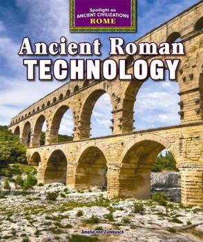 Library Binding Ancient Roman Technology Book