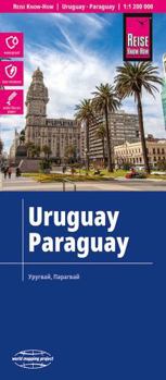 Map Reise Know-How Landkte Uruguay,Paraguay Book