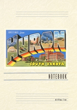 Paperback Vintage Lined Notebook Greetings from Huron Book