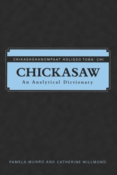 Chickasaw an Analytical Dictionary