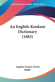 Paperback An English-Konkani Dictionary (1883) Book